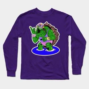 Macho Turtle Rippy Shellage Long Sleeve T-Shirt
